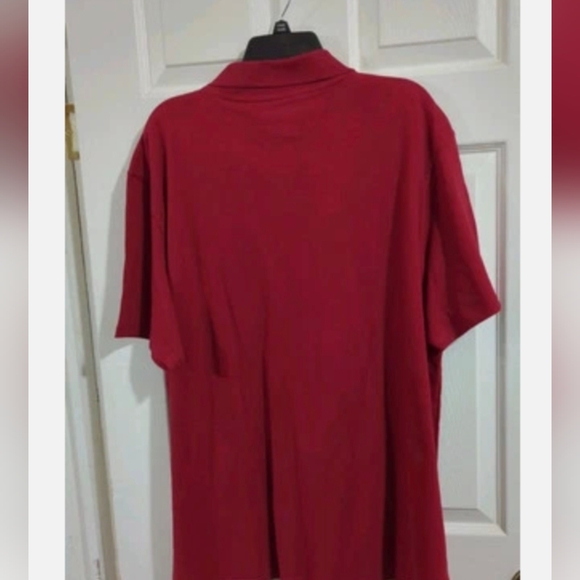 St. John's Bay Men's Polo Shirt Red Hue Color XL - Picture 6 of 10